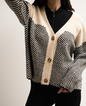 HALINA gilet bicolore HALINA gilet bicolore