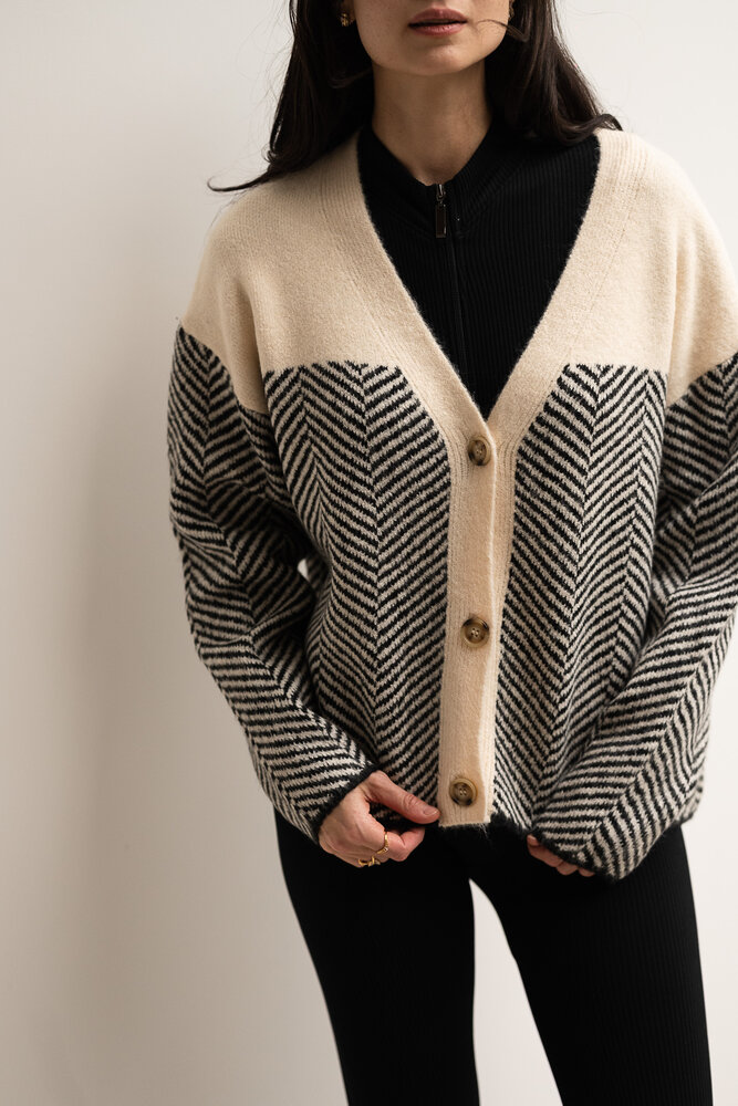 HALINA gilet bicolore HALINA gilet bicolore