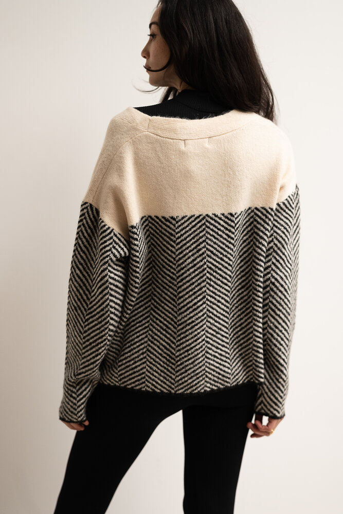 HALINA gilet bicolore HALINA gilet bicolore