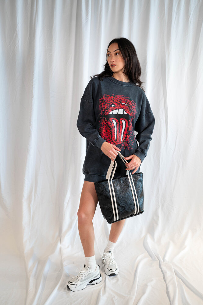 ALDA robe-pull noire ALDA robe-pull noire