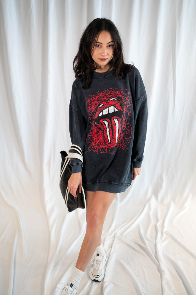 ALDA robe-pull noire ALDA robe-pull noire