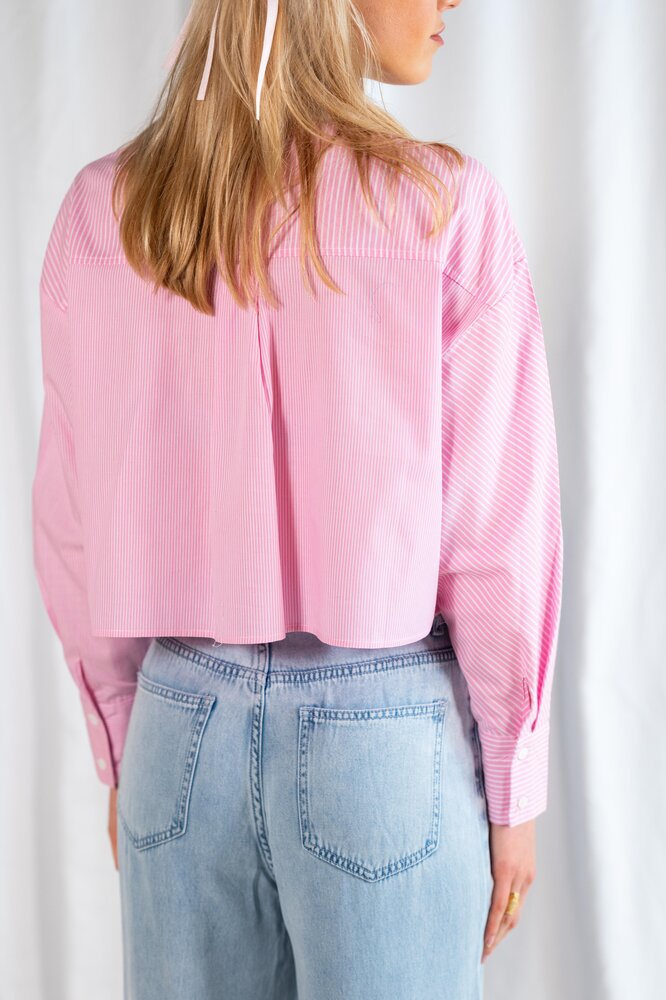 FABIA chemisier rose