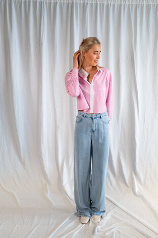 FABIA chemisier rose