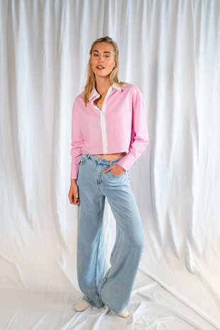 FABIA chemisier rose