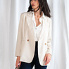 BRUNA blazer en lin beige BRUNA blazer en lin beige
