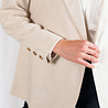 BRUNA blazer en lin beige BRUNA blazer en lin beige
