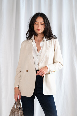 MADALENA chemisier crème