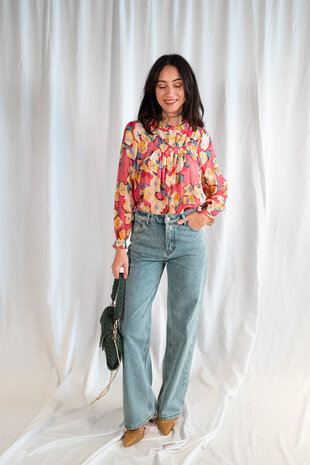 MARCELINA chemisier rose MARCELINA chemisier rose