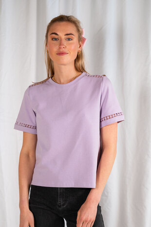 FLORBELA t-shirt lilas