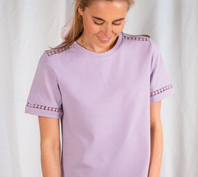 FLORBELA t-shirt lilas