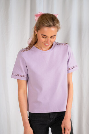 FLORBELA t-shirt lilas