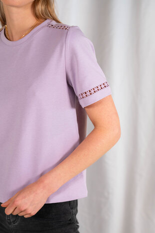 FLORBELA t-shirt lilas
