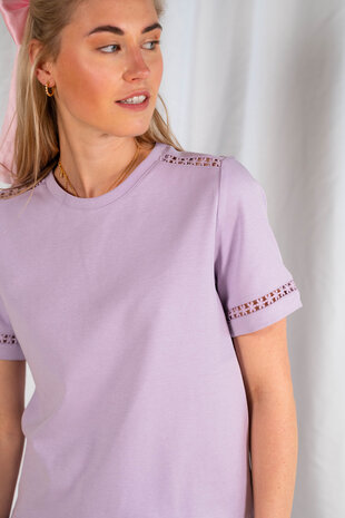 FLORBELA t-shirt lilas