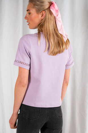 FLORBELA t-shirt lilas