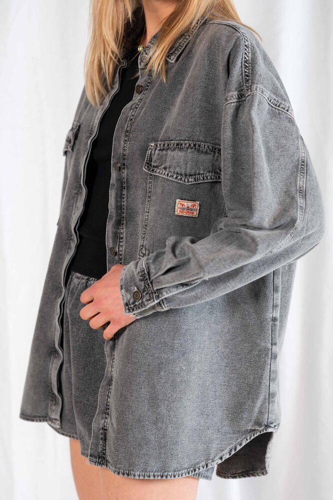 AMERICAN VINTAGE ALCINDA surchemise grise