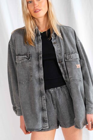 AMERICAN VINTAGE ALCINDA surchemise grise