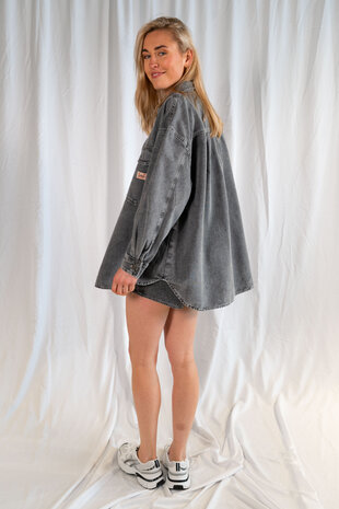 AMERICAN VINTAGE ALCINDA surchemise grise