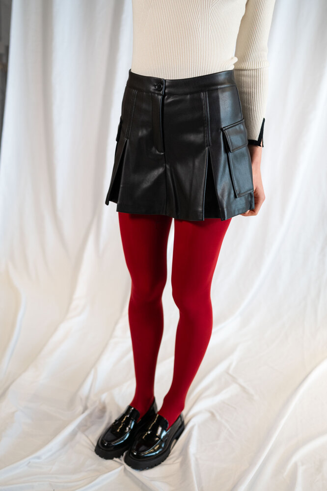 JUSTINE collants bordeaux