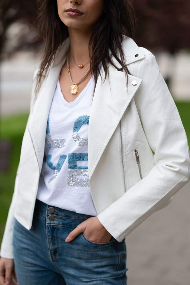 RANIA veste blanche RANIA veste blanche