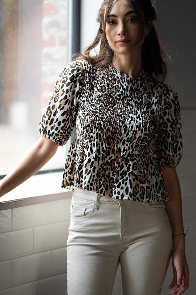 ESTELA blouse leopard ESTELA blouse leopard