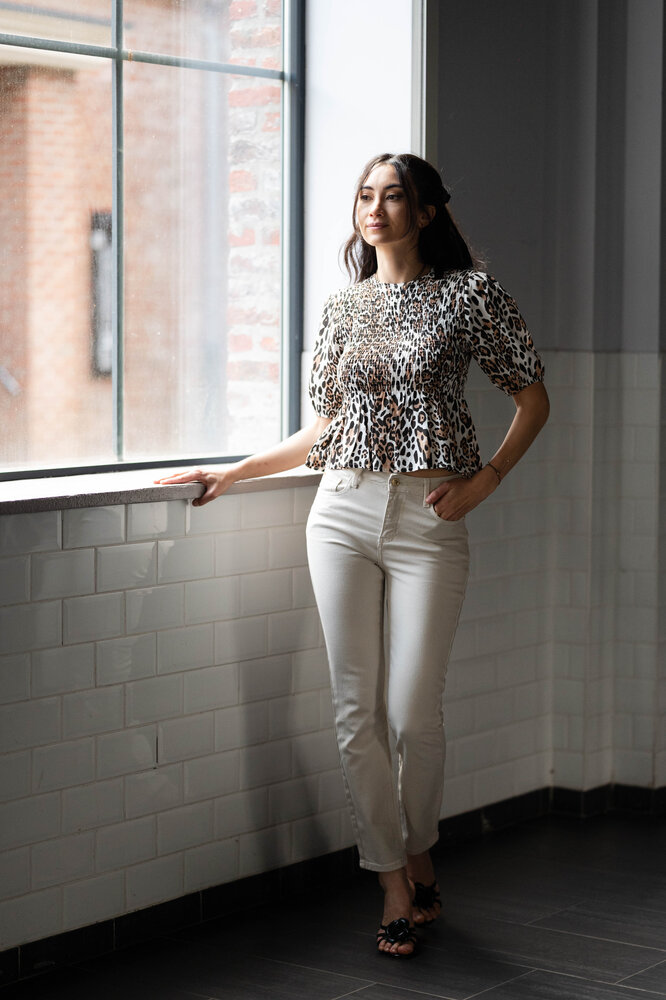 ESTELA blouse leopard ESTELA blouse leopard