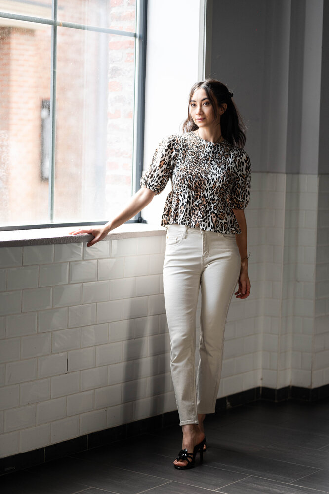 ESTELA blouse leopard ESTELA blouse leopard