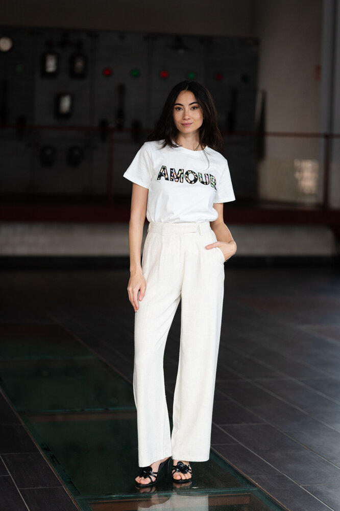 AMARANDE pantalon beige