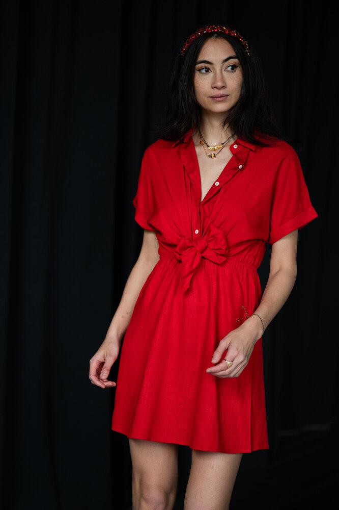 LARISSA robe rouge LARISSA robe rouge