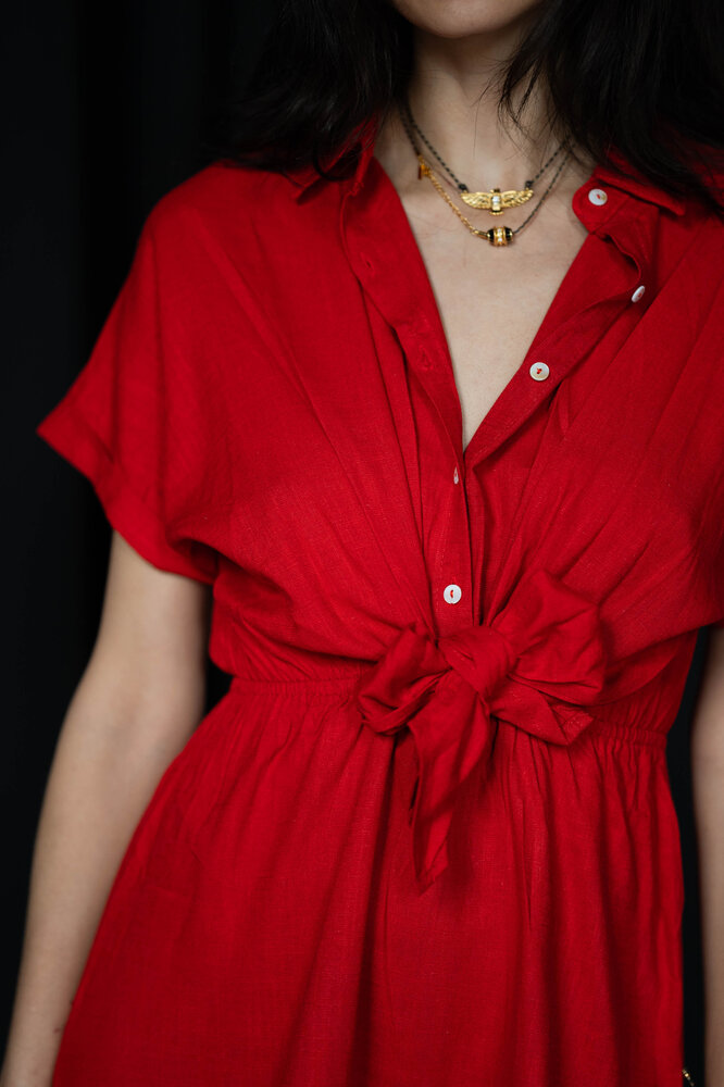 LARISSA robe rouge LARISSA robe rouge