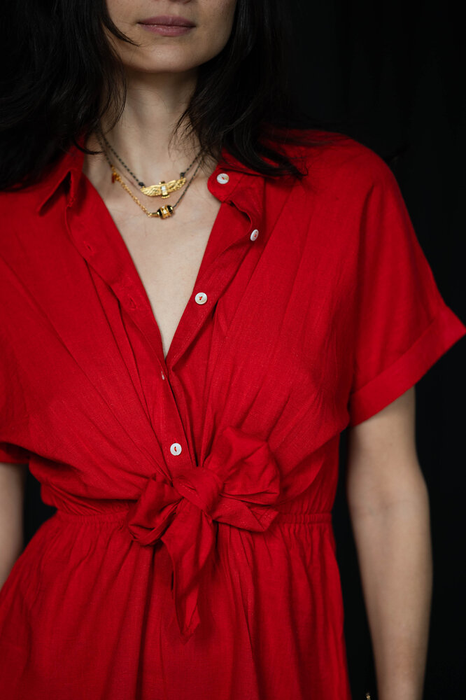 LARISSA robe rouge LARISSA robe rouge