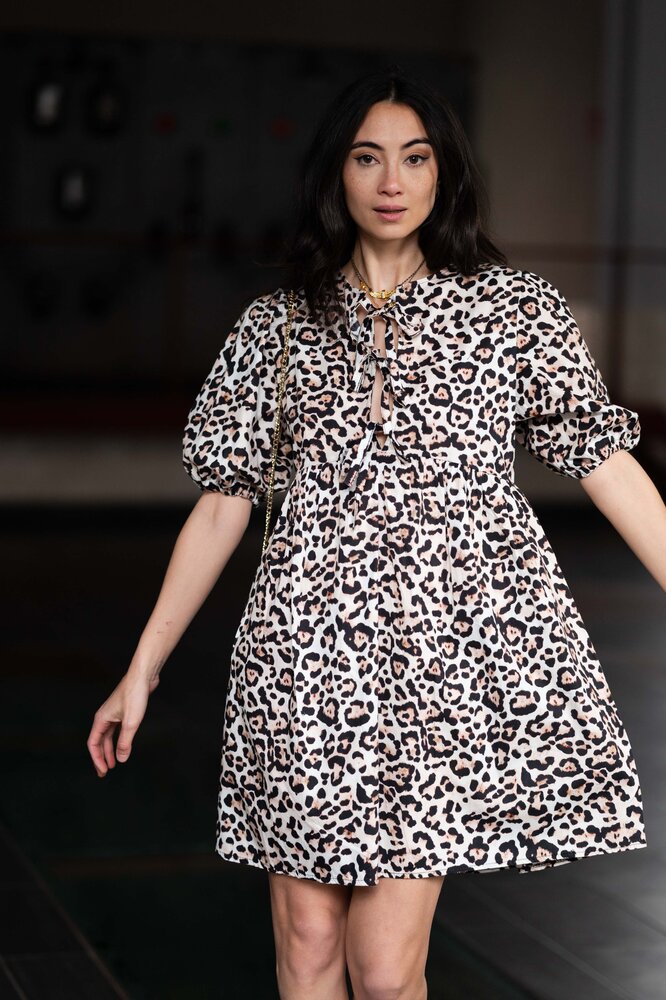 FELIPA robe leopard
