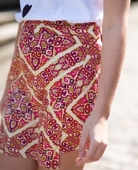 HELOISA jupe portefeuille