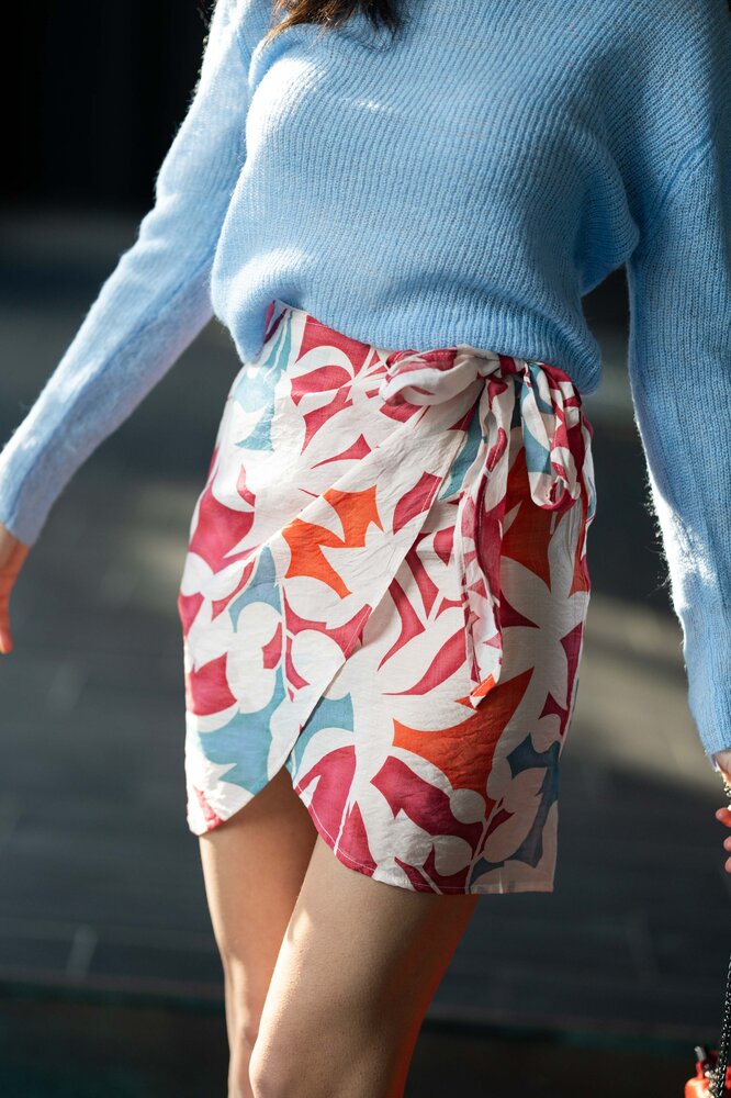 HELENE jupe framboise HELENE jupe framboise