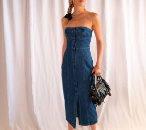CORINNE robe denim