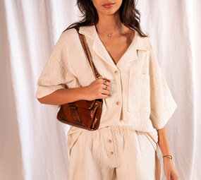 TIANA chemisier beige
