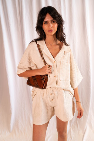 TIANA chemisier beige