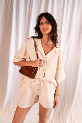 TIANA chemisier beige