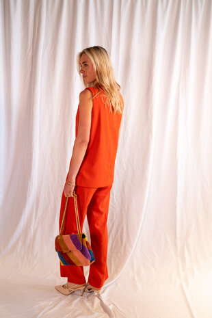SABINE gilet terracotta SABINE gilet terracotta