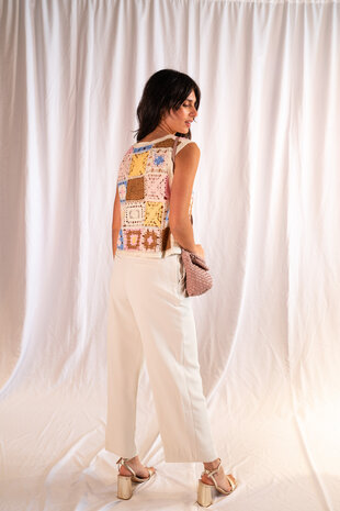 ALBA pantalon blanc