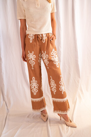 CECELIA pantalon camel