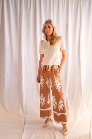 CECELIA pantalon camel