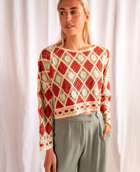 AMIRA blouse terracotta