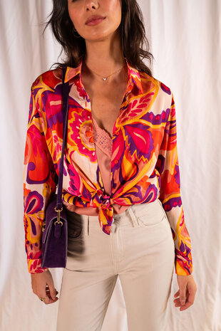 JUDITH chemisier fuchsia