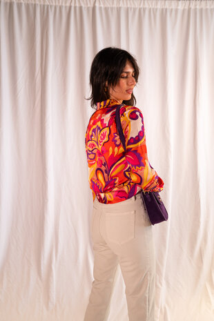 JUDITH chemisier fuchsia