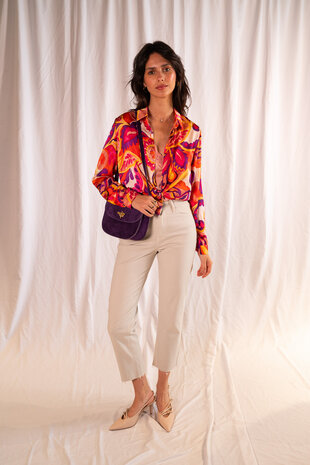 JUDITH chemisier fuchsia