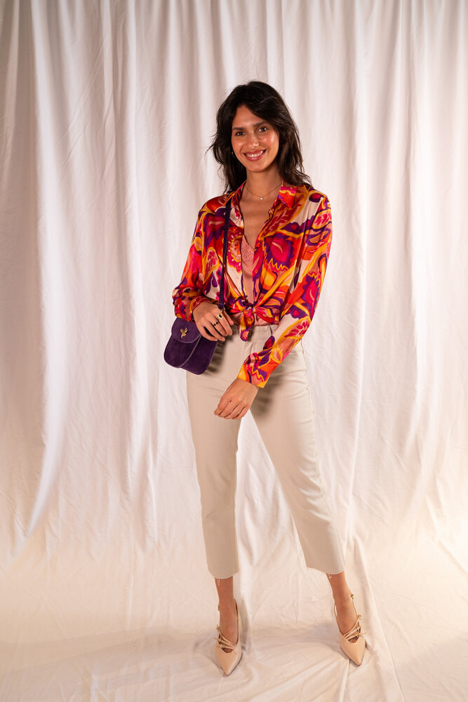 JUDITH chemisier fuchsia JUDITH chemisier fuchsia