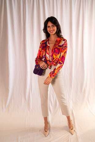 JUDITH chemisier fuchsia