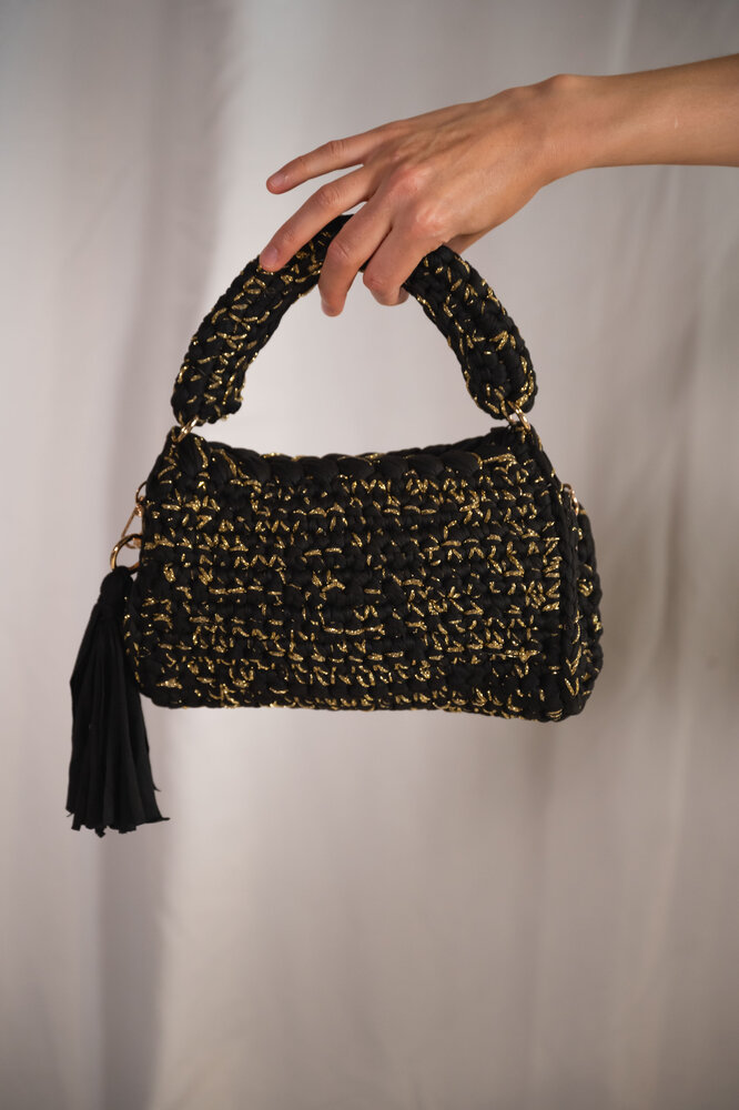 DIORA sac noir et or