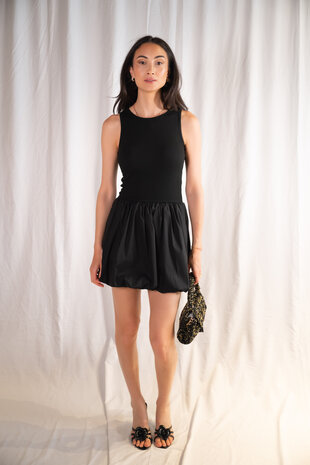 MUBINA robe ballon noire