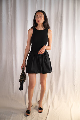 MUBINA robe ballon noire